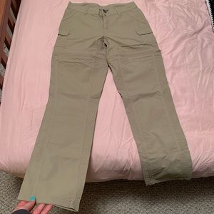 The North Face zip off pant